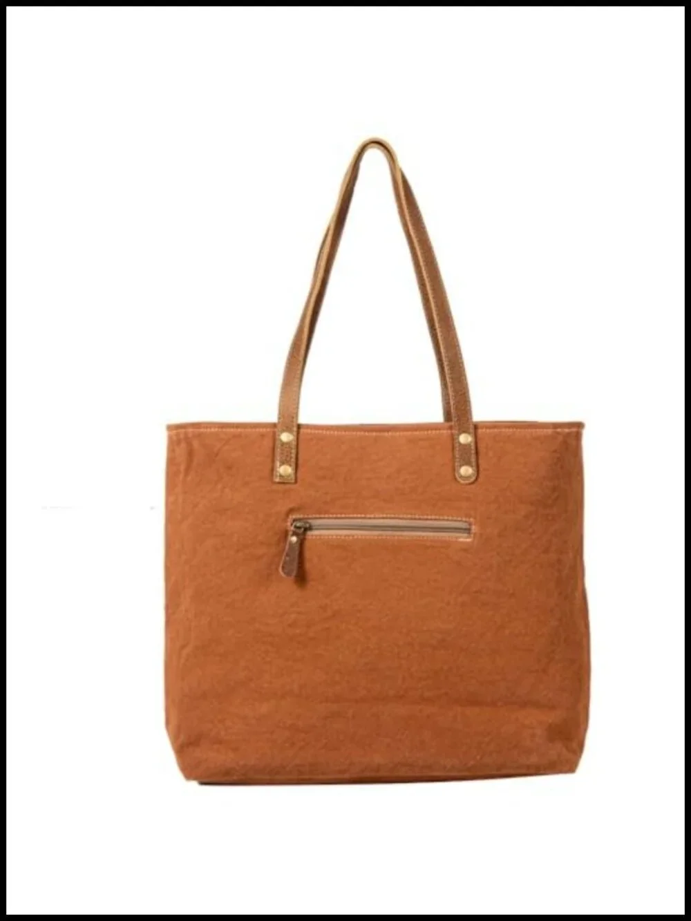Upcycled Canvas and Leather Tote Shoulder Bag Floral